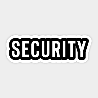 Security Sticker